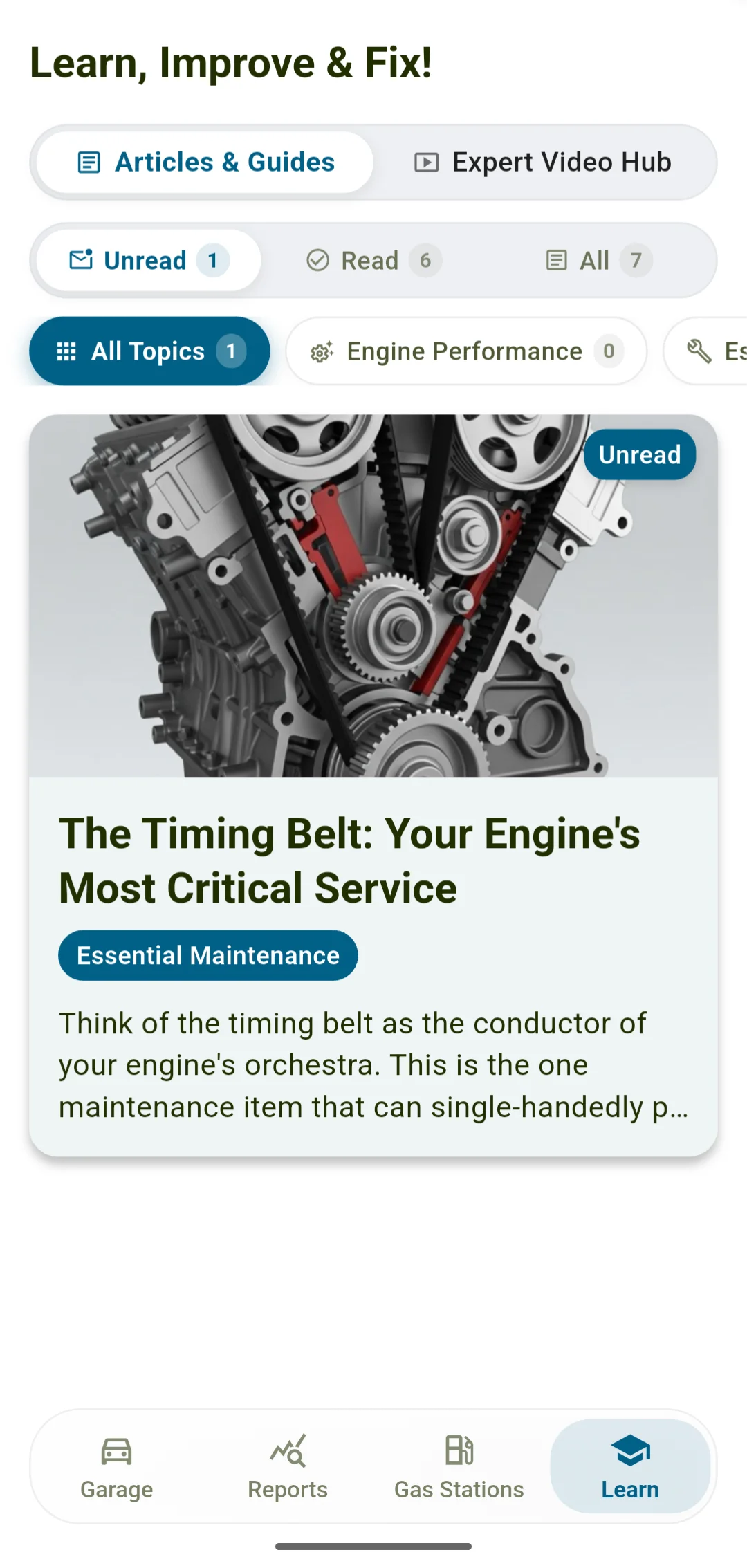 AutoMetric Learn Hub - Timing Belt and Essential Maintenance Guides